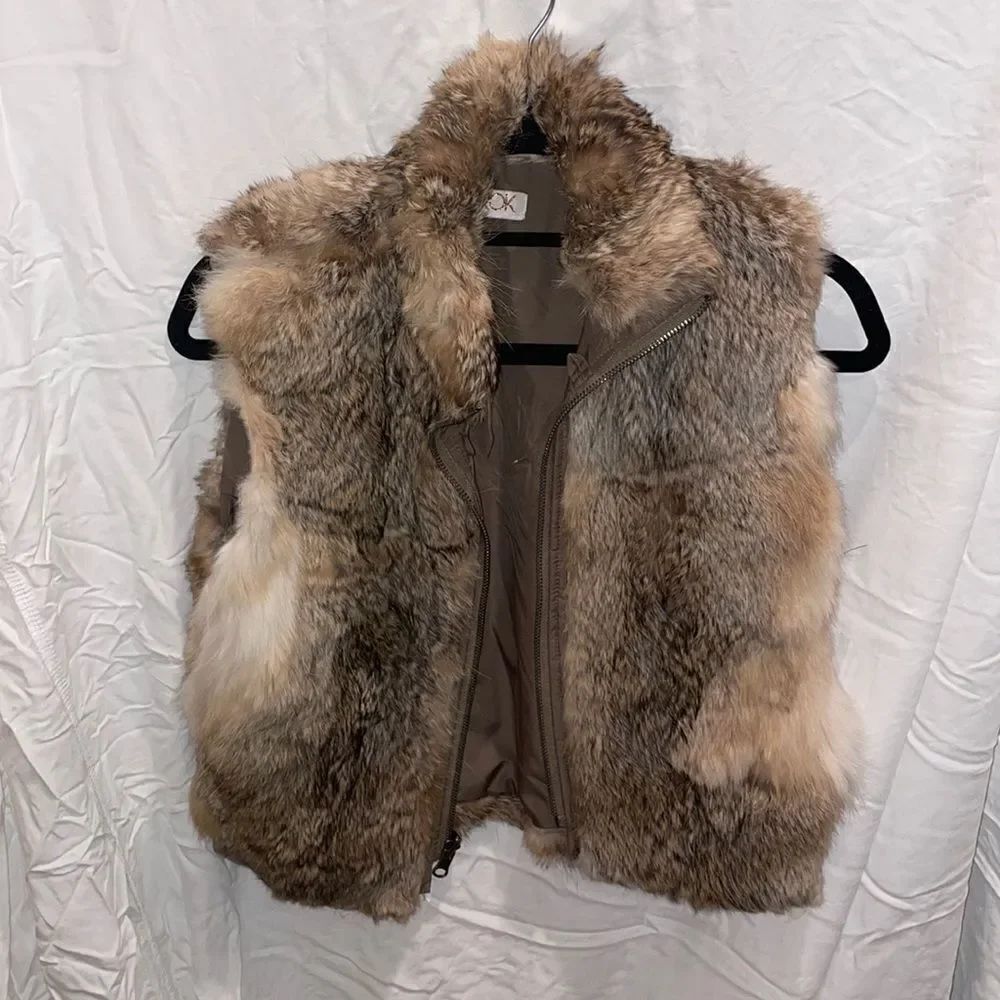 FUR VEST for a size xs / S